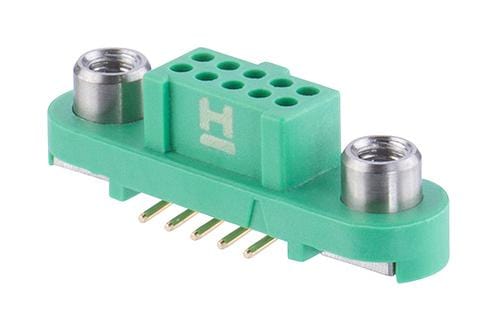 HARWIN Wire-to-Board G125-FS11005F2P CONNECTOR, RCPT, 10POS, 2ROW, 1.25MM HARWIN 2965758 G125-FS11005F2P