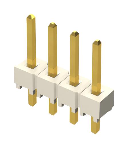 SAMTEC Board-to-Board HTSW-104-07-G-S CONNECTOR, HEADER, 4POS, 1ROW, 2.54MM SAMTEC 2856503 HTSW-104-07-G-S