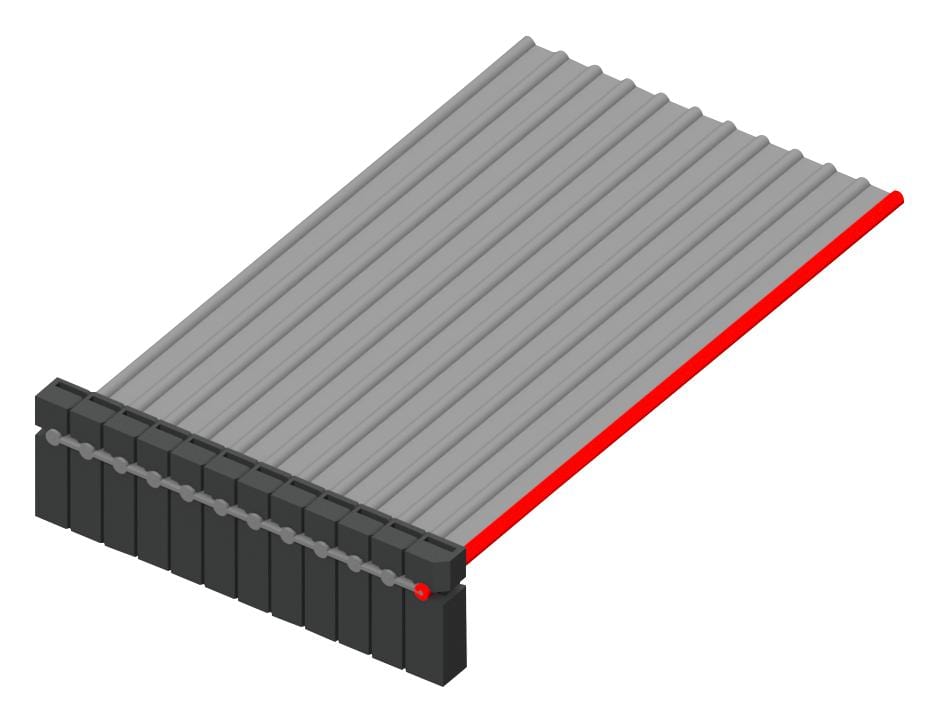 SAMTEC Picoflex and Ribbon IDSS-03-S-04.00-G-ST4 CORD ASSY, 3P IDC RCPT-FREE END, 101.6MM SAMTEC 3681213 IDSS-03-S-04.00-G-ST4