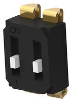 EDS02SNNNTR04Q Dip Switch, 2Pos, SPST, Slide, SMD Alcoswitch - Te Connectivity