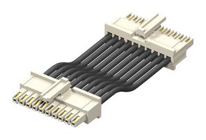 MMSST-02-28-L-06.00-D-K-Lus Cable Assembly, 2Pos, IDC Rcpt, 152mm Samtec