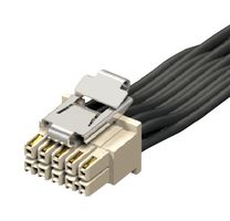 MMSDT-04-20-L-20.00-S-K Cable ASSY, 8P IDC Rcpt-Free End, 508mm Samtec