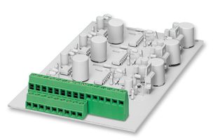 1726163 Terminal Block, Wire TO BRD, 4Pos, 16AWG Phoenix Contact