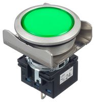 LBW6MP-1T04G Pilot Light, Green, 24Vac/Vdc Idec