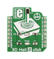 MikroE-3190 3D Hall 2 Click Board MikroElektronika