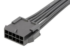 214758-2101 WTB Cord, Micro-Fit Plug/Free End, 5.9" Molex