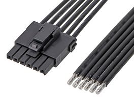 217466-1061 Cable, 6P Ultra-Fit Rcpt-Free End, 5.9" Molex