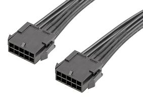 214757-2101 WTB Cord, 10P Micro-Fit Plug/Plug, 5.9" Molex