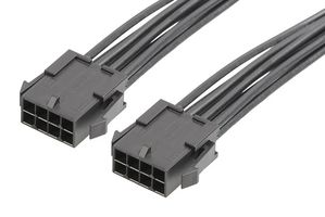 214757-2082 WTB Cord, 8P Micro-Fit Plug/Plug, 11.8" Molex