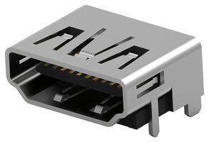 1747981-2 HDMI Conn, R/A Rcpt, 19Pos, SMT Te Connectivity
