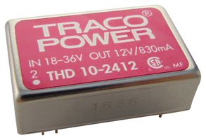 THD 10-2412 Converter, DC/DC, 10w, 12V/0.84A TRACO Power