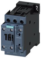 3RT20261BB40 CONTACTOR, 3PST-NO, 24V, DIN RAIL/PANEL SIEMENS