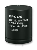 B41252A7338M002 Cap, 3300UF, 35V, Alu Elec, Snap-In EPCOS