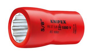 98 37 9/16" Socket, 12 Point, 9/16", 3/8" Drive Knipex