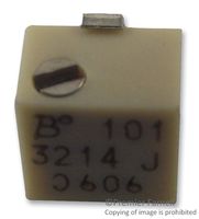 3224X-1-201E Trimmer, Pot, 200 OHM, 10%, 12TURN, SMD Bourns