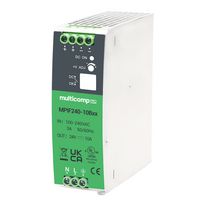 MPIF240-10B24 Power Supply, AC-DC, 24V, 10A multicomp Pro