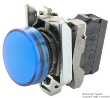 XB4BVM6 Pilot Light, 22mm, Blue, 240Vac Schneider Electric