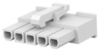 1586027-5 Connector Housing, Rcpt, 5Pos, 4.2mm Amp - Te Connectivity