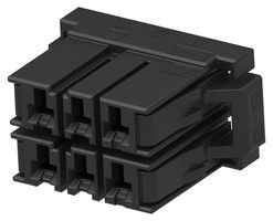 1-1903329-3 Connector Housing, Rcpt, 6Pos, 6.35mm Te Connectivity