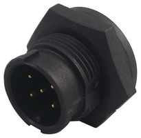 2CT3002-W05300 Circular Connector, Plug, 5 Way, Cable multicomp Pro