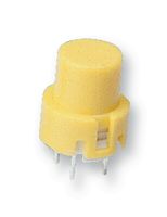 D6R30LFS Switch, SPNO, Round, Yellow C&K Components