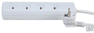 PEL00966 Power Strip, 4 Outlet, 16A, 250V, 2m Pro Elec