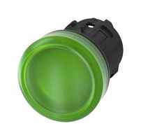 3SU10016AA400AA0 Actuator, 22mm Indicator Light, Green Siemens