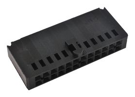 102387-5 Connector Housing, Rcpt, 24POS, 2.54mm Amp - Te Connectivity