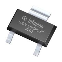 IPN60R1K0PFD7SATMA1 MOSFET, N-Ch, 600v, 4.7A, Sot-223 INFINEON