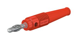 64.9199-22 4mm Banana Plug, 32A, 60VDC, Red STAUBLI