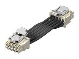MMSD-05-28-L-07.00-D-K-LDX Cable Assembly, 10Pos, IDC Rcpt, 178mm Samtec