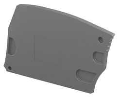1SNK505911R0000 End Section Cover, Dark Grey, Polyamide Te Connectivity