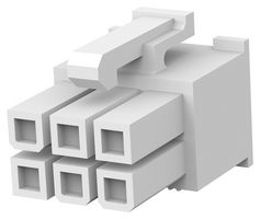 1586765-6 Connector Housing, Rcpt, 6WAYS Amp - Te Connectivity