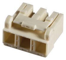 3-2232875-1 Connector Housing, Plug, 3Pos, 1ROW, 6mm Amp - Te Connectivity