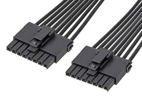 217465-1081 Cable, 8P Ultra-Fit Rcpt-Rcpt, 5.9" Molex