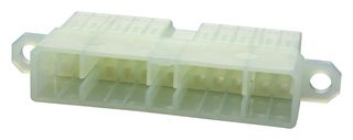 171830-1 Rcpt Housing, 21Pos, Nylon, Natural Amp - Te Connectivity