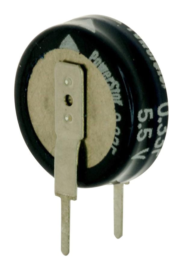 EATON BUSSMANN Supercapacitors / Ultracaps / Double Layer KR-5R5V155-R CAP, 1.5F, 5.5V, SUPER CAP, RADIAL EATON BUSSMANN 2909047 KR-5R5V155-R