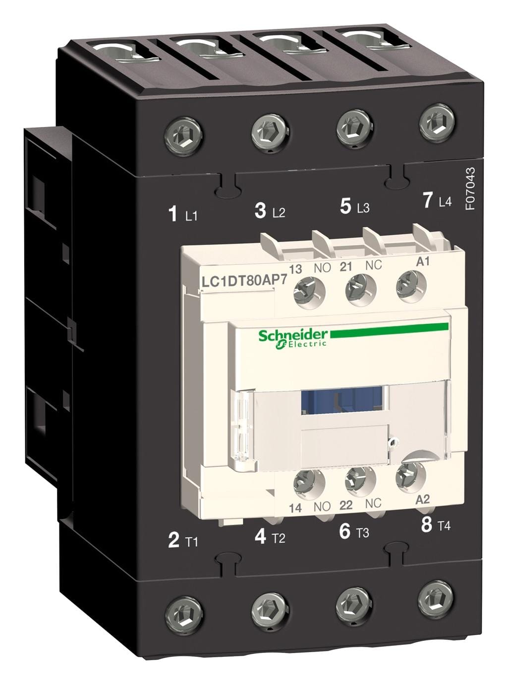 SCHNEIDER ELECTRIC Contactors LC1DT80AC7 CONTACTORS SCHNEIDER ELECTRIC 3435644 LC1DT80AC7