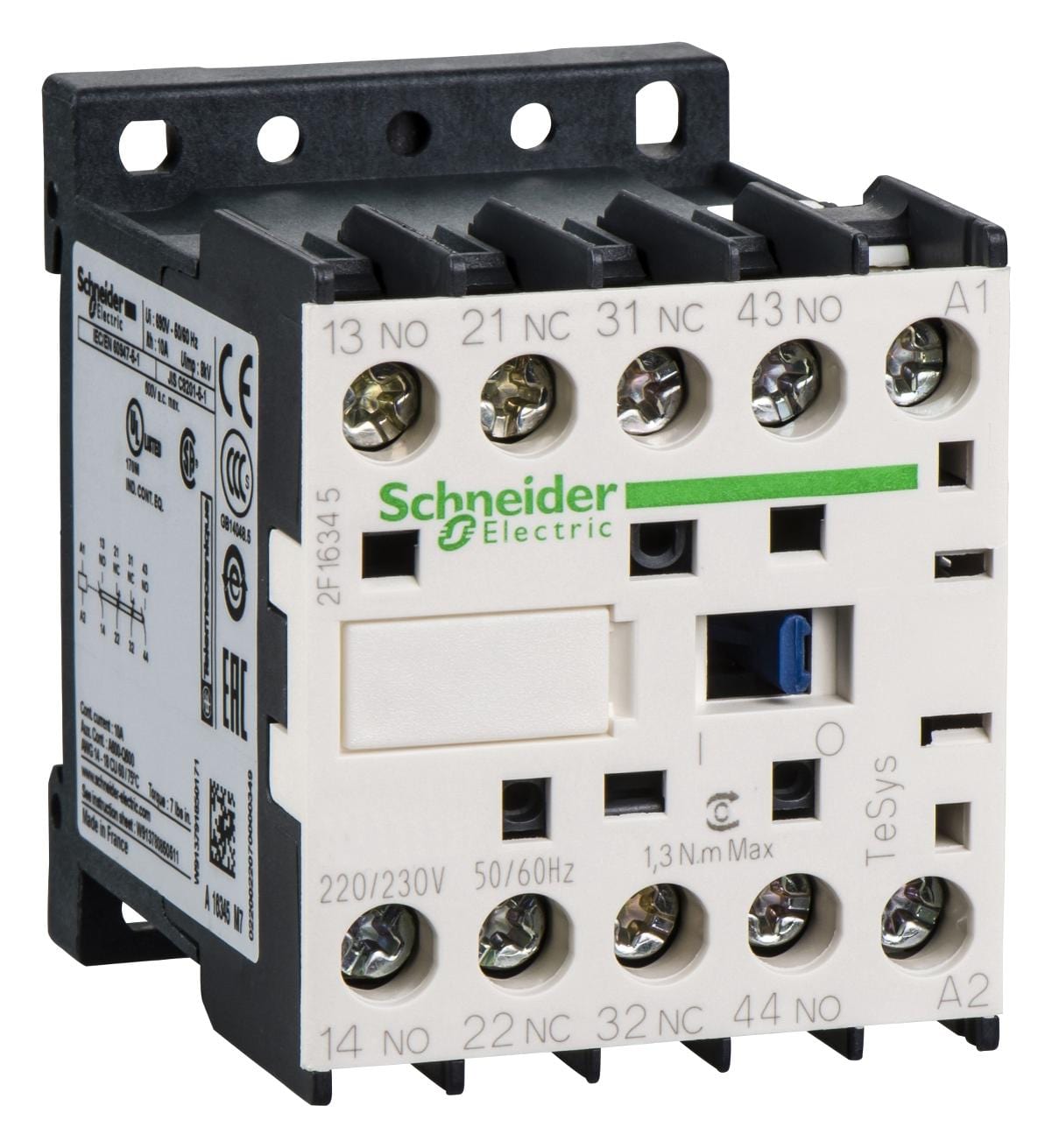 SCHNEIDER ELECTRIC Contactors LC1KT20B7S335 TESYS K 4P AC3 440V 20A COIL 2 SCHNEIDER ELECTRIC 3408274 LC1KT20B7S335