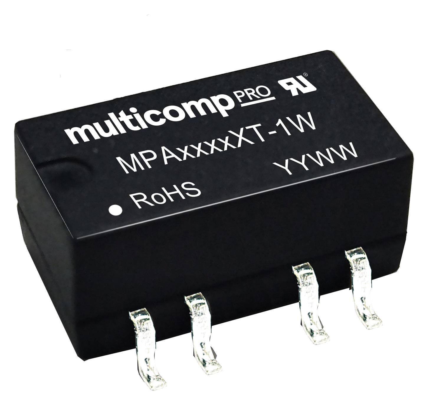 MULTICOMP PRO Isolated Board Mount MPA0505XT-1W DC-DC CONVERTER, 2 O/P, 1W MULTICOMP PRO 3652639 MPA0505XT-1W