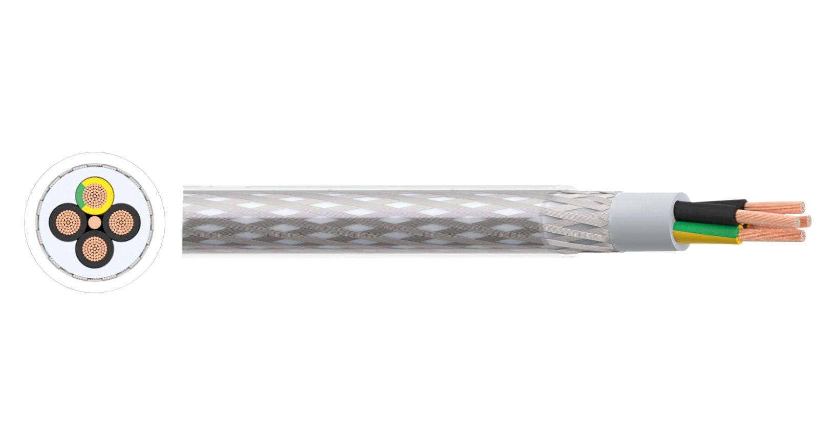 MULTICOMP PRO Multicored PP001603 SHLD FLEX CABLE, 5COND, 4MM2, 50M MULTICOMP PRO 2827569 PP001603