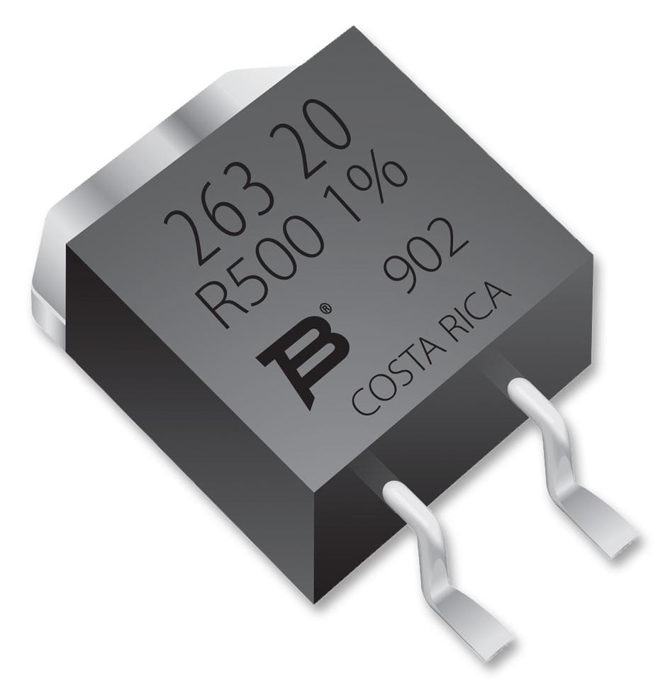 BOURNS SMD Resistors - Surface Mount PWR263S-20-1000F RES, 100R, 1%, TO263, POWER BOURNS 2328305 PWR263S-20-1000F