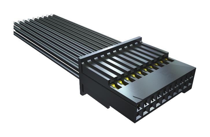 SAMTEC Wire-to-Board SFSD-15-28-H-10.00-SR DISCRETE CORD, 30P, RCPT-FREE END, 254MM SAMTEC 2856070 SFSD-15-28-H-10.00-SR