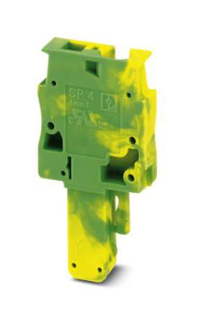 PHOENIX CONTACT Pluggable SP 4/1 GNYE TERMINAL BLOCK, PLUGGABLE, 1WAY PHOENIX CONTACT 3239365 SP 4/1 GNYE