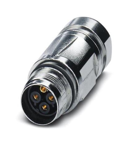 PHOENIX CONTACT Industrial Circular ST-8ES1N8A9005S CIRCULAR CONNECTOR, RCPT, 8POS, PANEL PHOENIX CONTACT 3261167 ST-8ES1N8A9005S