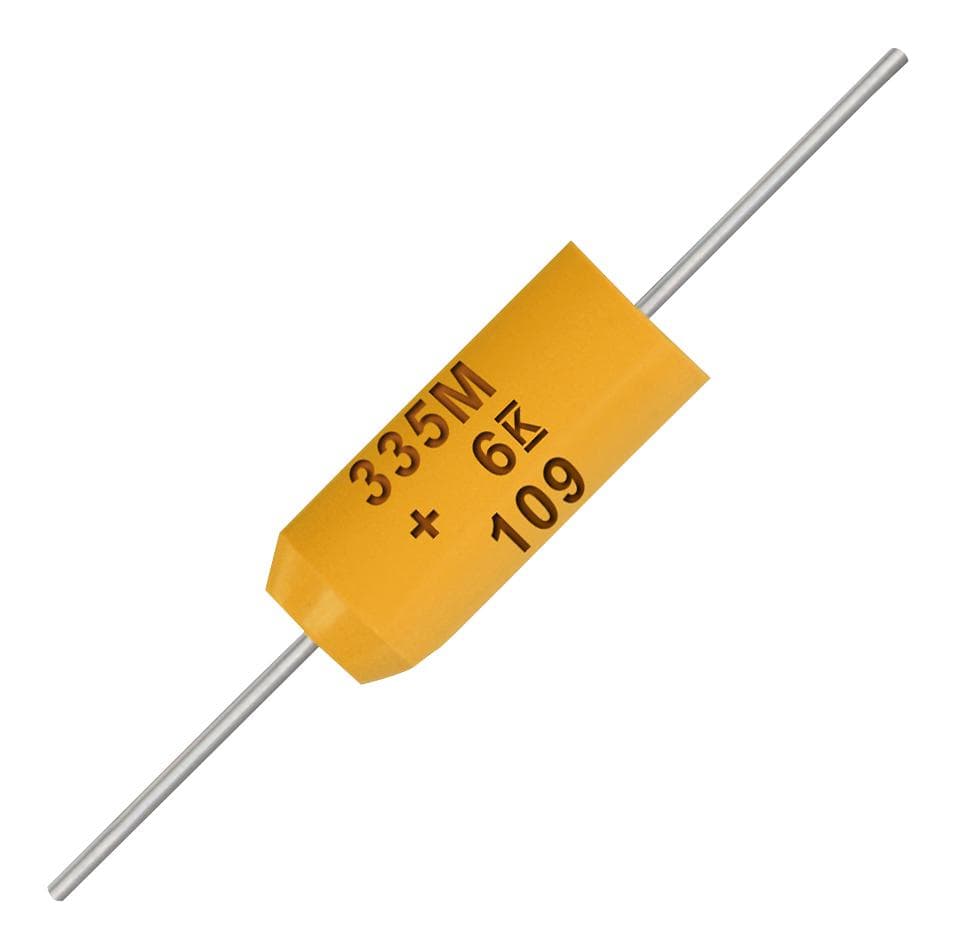 KEMET Tantalum - Leaded T322C226K010AT CAP, 22UF, 10V, TANT, AXIAL KEMET 3017463 T322C226K010AT
