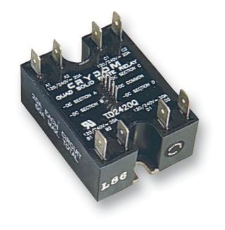 SENSATA/CRYDOM Solid State Relays TD2420Q SSR, QUAD, 20A, 240VAC SENSATA/CRYDOM 1200200 TD2420Q