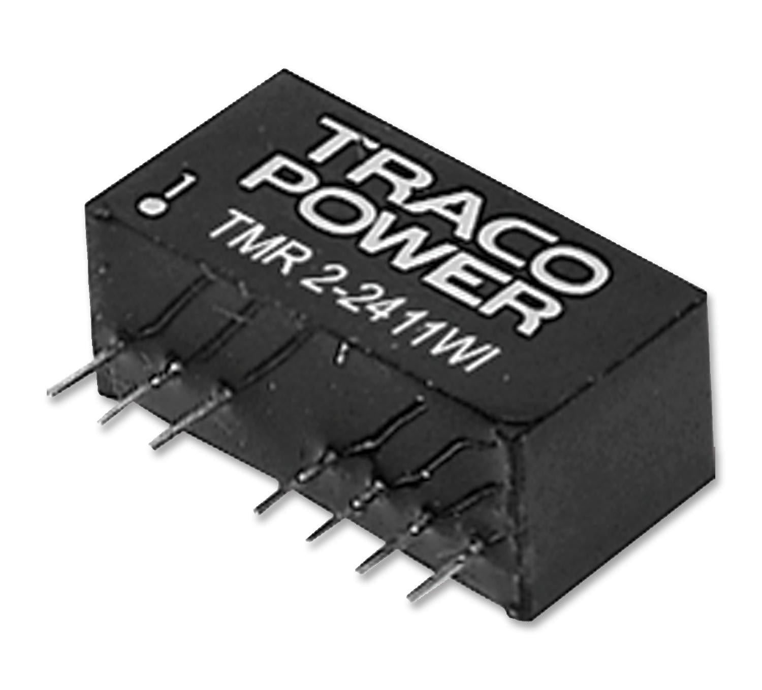 TRACO POWER Isolated Board Mount TMR 2-2411WI CONVERTER, DC TO DC, 5V, 2W TRACO POWER 1284245 TMR 2-2411WI