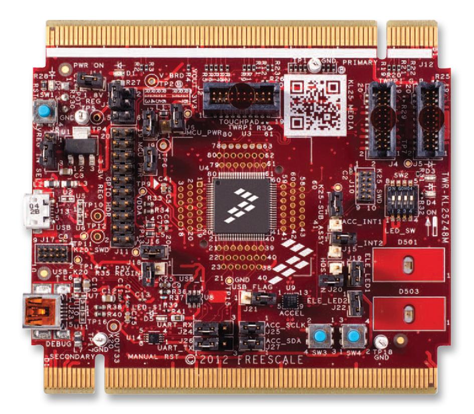 NXP MCU/MPU/DSC/DSP/FPGA Development Kits - Prima TWR-KL25Z48M MKL25Z, EVAL BOARD, KINETIS L, TOWER NXP 2253374 TWR-KL25Z48M