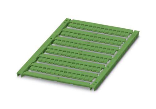 PHOENIX CONTACT Terminal Block Markers UCT-TMF 4 GN MARKER SHEET, BLANK, 4.2MM, GREEN, TB PHOENIX CONTACT 3242861 UCT-TMF 4 GN